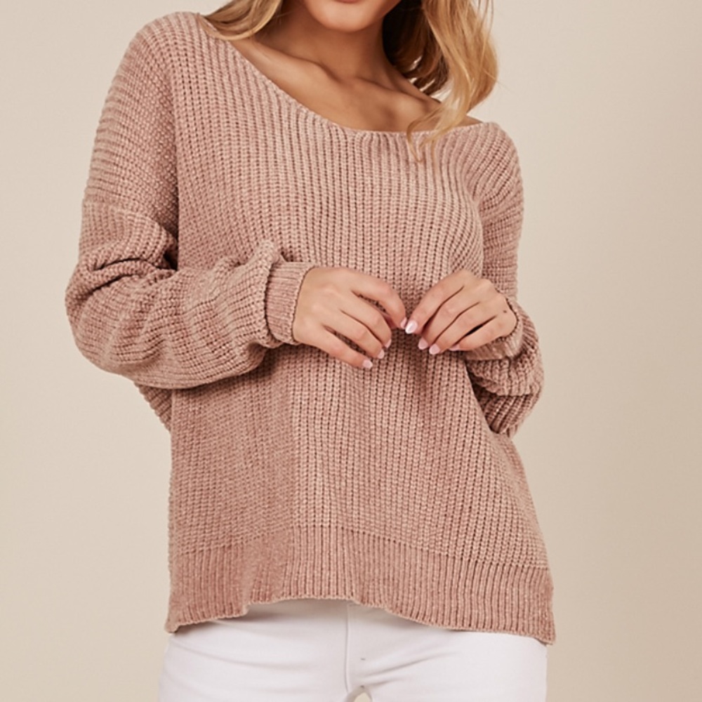 Twist Back Sweater - Picture 2 of 8